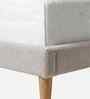 Royal Lines Boucle Kids Twin Bed With Box Storage In Cream Colour