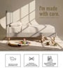 Royal Lines Kids Twin Bed In Cream Colour