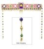 Royal Lotus Embroidered Door Toran