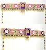 Royal Lotus Embroidered Door Toran
