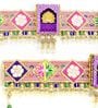 Royal Lotus Embroidered Door Toran