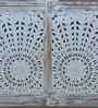 Royal Mandala Solid Wood Hand Carved Sideboard in Blue Finish