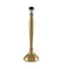 Royal Ovoid gold brushed lamp with Black shade
