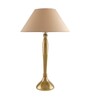 Royal Ovoid gold brushed lamp with Golden shade