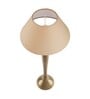 Royal Ovoid gold brushed lamp with Golden shade