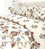 Royal Ruby Buta 4-Piece Combo Of Double Bed AC Comforter & Bedsheet Set