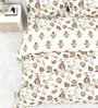 Royal Ruby Buta 4-Piece Combo Of Double Bed AC Comforter & Bedsheet Set