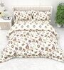 Royal Ruby Buta 4-Piece Combo Of Double Bed AC Comforter & Bedsheet Set