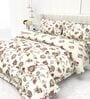 Royal Ruby Buta 4-Piece Combo Of Double Bed AC Comforter & Bedsheet Set