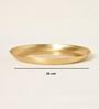 Royal Tusker Brass Plate, 10"dia | Palace Memoirs