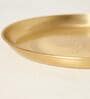 Royal Tusker Brass Plate, 10"dia | Palace Memoirs