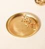 Royal Tusker Brass Plate, 10"dia | Palace Memoirs