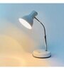 Royal White Metal Study Lamp