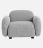 Royale Classic Houndstooth 1 Seater  Polyester Upholstered Sofa In Geometric Pattern