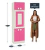 Royale Space Saving Kids Study Table in Barbie Pink Colour