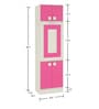 Royale Space Saving Kids Study Table in Barbie Pink Colour