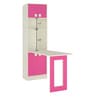 Royale Space Saving Kids Study Table in Barbie Pink Colour