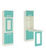 Royale Space Saving Kids Study Table in Misty Turquoise Finish