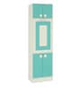 Royale Space Saving Kids Study Table in Misty Turquoise Finish
