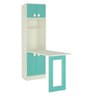 Royale Space Saving Kids Study Table in Misty Turquoise Finish