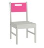 Royale Kids Study Table in Barbie Pink Finish with Chair