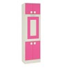 Royale Kids Study Table in Barbie Pink Finish with Chair