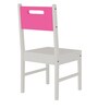 Royale Kids Study Table in Barbie Pink Finish with Chair