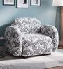 Royale Safari Sketch 1 Seater Polyester Upholstered Sofa 
