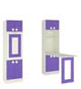 Royale Kids Study Table in Lavender Purple Colour