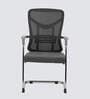 Atlanta Breathable Mesh Cantilever Chair In Grey Colour