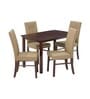 Royaloak Elite 4 Seater Dining Table Set In Sheesham Wood Finish