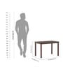 Royaloak Elite 4 Seater Dining Table Set In Sheesham Wood Finish