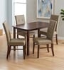 Royaloak Elite 4 Seater Dining Table Set In Sheesham Wood Finish