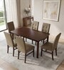 Royaloak Elite 6 Seater Dining Table Set In Sheesham Wood Finish