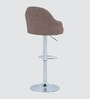 Muar Leatherette Bar Stool in Brown Colour