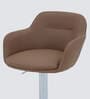 Trento Leatherette Bar Stool in Brown Color