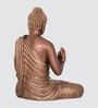 Blessing Buddha Polyresin Gold Hue Hand Crafted