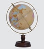 Decorative World Globe  Gold & Multicolor  Polyethylene & Metal