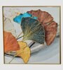 Gingko Leaves Wall Frame  Multicolor  Gingko Leaves Design  MDF
