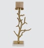 Golden Branch Candle Holder Large Detachable Glass