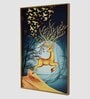 Luxury Golden Deer Wall Frame  MDF  PS Outer Frame  Crystal Accents