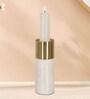 Modern Marble Candle Holder Large Designed to Hold a Pillar Candle