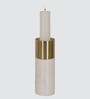 Modern Marble Candle Holder Large Designed to Hold a Pillar Candle