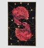 Scarlet Fish Wall Frame  MDF  PS Outer Frame  Crystal Accents