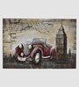 Vintage Ride Wall Frame  Wood  Multicolor  Wall Mounted