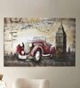 Vintage Ride Wall Frame  Wood  Multicolor  Wall Mounted