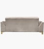 RoyalPlush Fabric Three Seater Sofa in Beige Colour