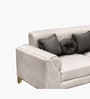 RoyalPlush Fabric Three Seater Sofa in Beige Colour