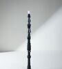 Roz Handcrafted Chancoal Wooden Floor Lamp with Fabric Lampshade in Green Color