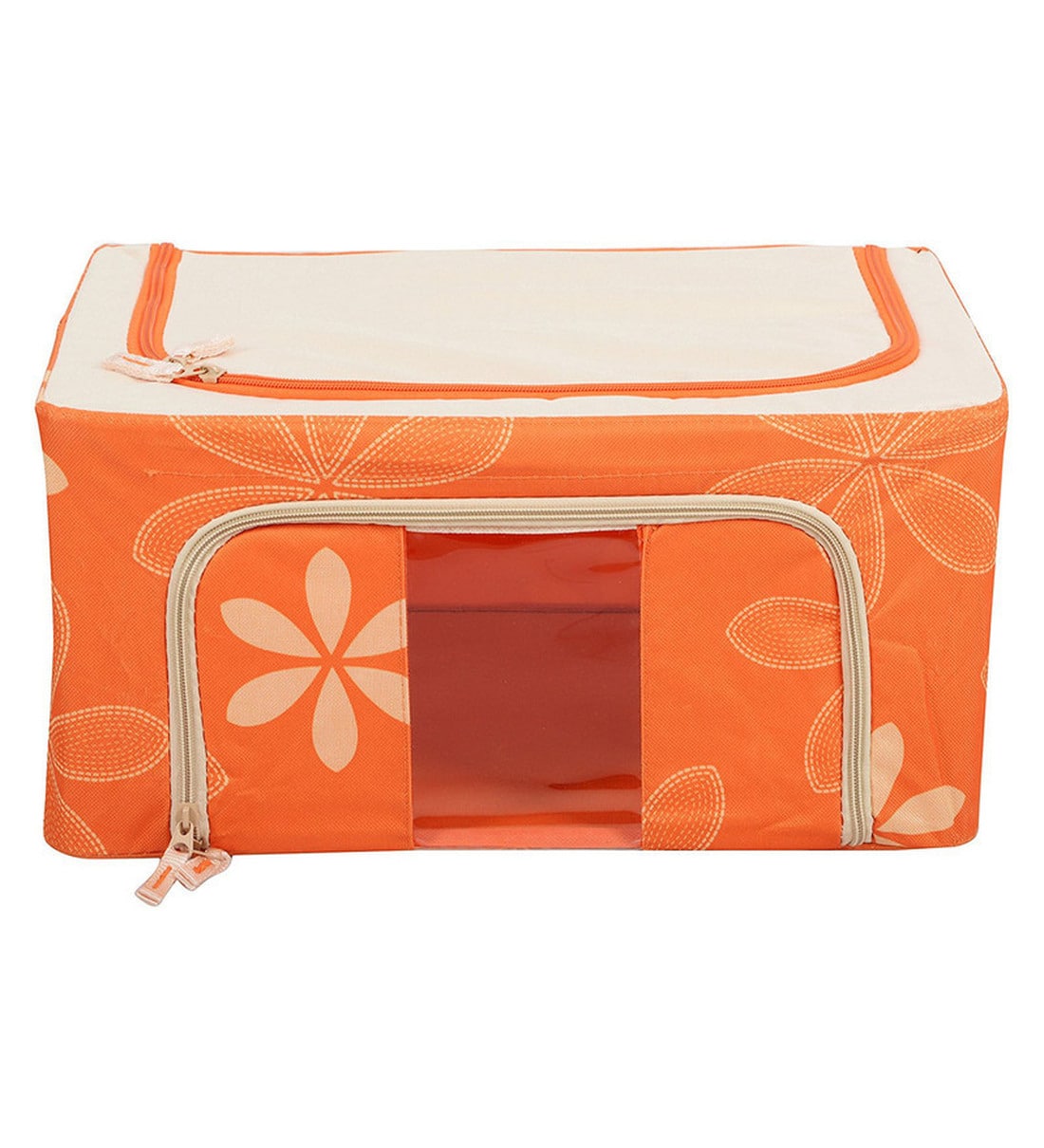 Buy Orange NonWoven Wardrobe Box (L 16, W 12, H 8 Inches) by Ruby